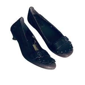 NEW London Underground Steampunk Retro Kitten Heel 6